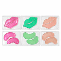 Coffret Cadeau Masque Lèvres de Noël : Masque Nourrissant Hydrogel au Collagène et à l'Avocat, Masque Hydratant et Réparateur Nuit Coréen