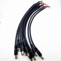 Özel Endüstriyel Güç Kablosu 075 05 03 mm² DC5525 Erkek Konnektör 5521 VH3.96 2P Terminal Kablosu Saf Bakır İletken PVC