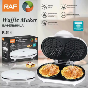 Máquina para Hacer Waffles Eléctrica Antiadherente, Mini Máquina para Desayunos, Máquina para Hacer Waffles Doble para el Hogar - Product Image 6