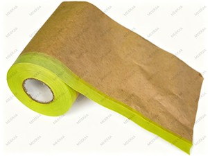 Papier de masquage pré-adhésif pour la protection des voitures, film de protection pour la peinture, film de protection pour la pulvérisation de peinture, film de protection kraft - Product Image 5