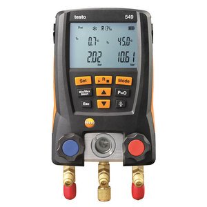 Manomètre de réfrigérant Testo 550S/549/552i, compteur de charge de climatiseur, manomètre numérique de remplissage de liquide, fabriqué en Allemagne - Product Image 5