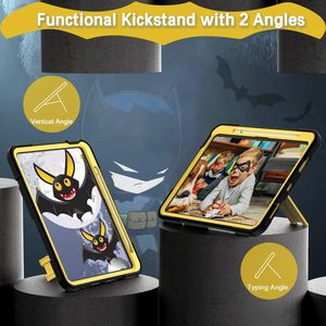 حافظة واقية قوية مضادة للصدمات 3 في 1 من السيليكون مع حامل مدمج للأيباد 10، حافظة حاملة للأقلام 10.9 بوصة 2022 للأطفال - Product Image 4