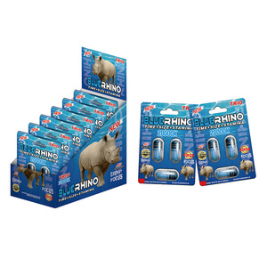 Blau für Männer Erektion verbesserung Rhino Sex Pille Verpackung 24kfor Männer Platin Verpackung Box - Product Image 4