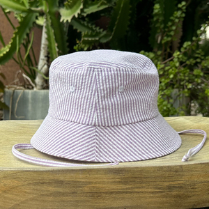 Chapeau Bob en Coton Rayé Personnalisable avec Logo, Idéal pour le Printemps et l'Été, Tendance, Sport, Extérieur, Fabriqué au Vietnam, Fournisseur - Product Image 3