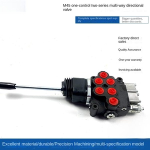 ฮัวเดเยีย M45 ชุดควบคุมแบบ One-Control-Two ซีรีส์ 2 ทาง ระบบไฮดรอลิกแบบหลายทิศทางสำหรับงานขุดเหมือง แรงดันสูง 315 บาร์ อัตราการไหลสูง 60 ลิตร/นาที - Product Image 1