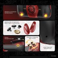 Manette de jeu mobile GameSir X3 Pro Deadpool Edition à effet Hall pour iPhone et Android avec refroidisseur intégré