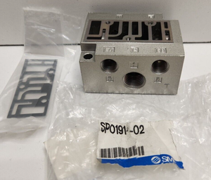 Plc Nuevo Stock Antiguo, Subplaca de Colector Neumático de 1/4" Spo191-02, Producto con Garantía - Product Image 1