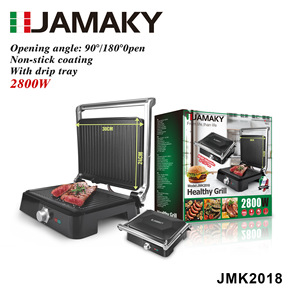 JAMAKY เตาย่างไฟฟ้า 30X24 ซม. กระทะย่างในร่มแบบไม่ติดเพื่อสุขภาพ JMK2018 - Product Image 1