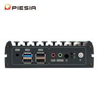 Mini PC sans ventilateur, double LAN, 1*Com, Celeron J1900 J1800 E3845, 1*DDR3 8 Go de RAM, 4*USB, 1*HD, 1*DP, Quad Core X86, Linux, Nano Mini PC