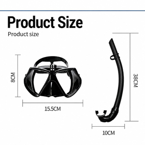 Masque de plongée pliable le plus populaire avec support pour caméra, masque de plongée professionnel pour adultes en verre trempé pour la plongée - Product Image 3