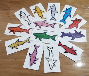 Autocollant 3D Paul Shark 2025 – Logo étanche, motif dessin animé, autocollant décoratif, vente en gros, autocollant d'inventaire - Product Image 1