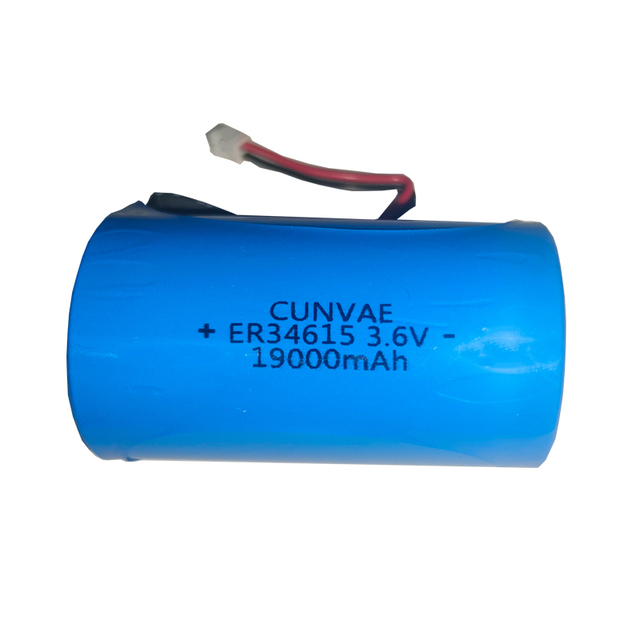 D Size ER34615 Lithium Battery 3.6V 19000mAh Li-SOCl2 for Remote Control Home Appliances UL1007 #24