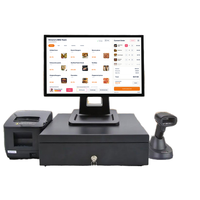 Système de point de vente Android tout-en-un avec écran tactile pour café, système de facturation, comptoir de caisse