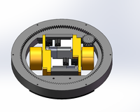Plutools 400W Unités de roue différentielles 85mm pour pièces d'équipement de manutention de stationnement intelligent AGV