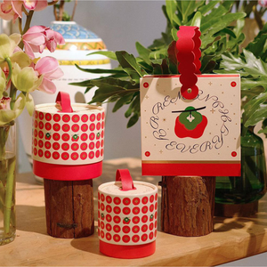 Sáng Tạo Xách Tay Dày Cuddle Xô Tùy Chỉnh Vòng Ống Giấy Có Thể Cho Nut Biscuit Snack Cho Kỳ Nghỉ Hộp Quà Tặng - Product Image 5