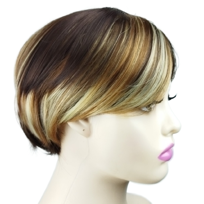 Лидер продаж, женские короткие парики, 8 дюймов, синтетический парик, поставщик