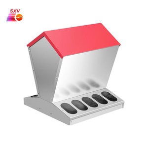 Nuevo Comedero y Bebedero Automático para Aves de Corral, de Acero Galvanizado, Gran Capacidad, Comederos Metálicos Duraderos para Pollos - Product Image 1