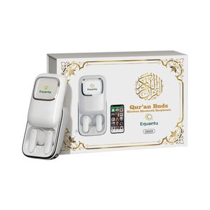 Muslim <b>Multi</b> functional Smart Quran Bluetooth Digital Player Azan Clock Touch Night Light Quran Sliding Earphones - Product Image 6