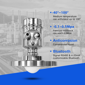 Strumenti di misura del livello del sensore di livello Radar intelligente FMCW 80GHz per la misurazione di Silo e cemento - Product Image 4