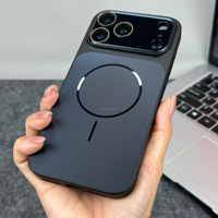 Support magnétique pour voiture compatible avec les coques de téléphone pour tous les modèles d'iPhone 18, 17 Pro Max, verre AG, 16, 15, 14, 13 – Housse de protection