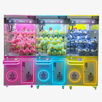 Mini machine à grandes griffes d'arcade avec accepteur de pièces de monnaie et de billets Lecteur de cartes Machine de jeu d'arcade personnalisée Grue distributrice à griffes