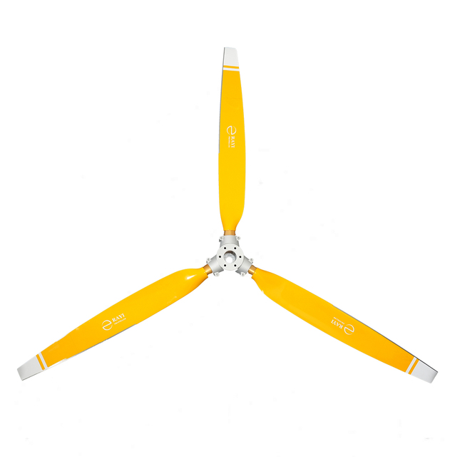 High Efficiency 68 Inch Aviation Propeller 3 Blades Ground Adjustable Pitch Propellers for Manned Aircraft