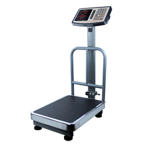 Veidt Weighing TCS-KR 300kg 40*50cm Stainless Steel Double Dial <b>Mechanical</b> Platform <b>Scale</b> Luggage Kitchen Weigh Guard Rail TCS-K - Product Image 5