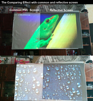 Salange — écran de Projection de cinéma 3D, 100 pouces, Anti-lumière, pliable, en tissu réfléchissant