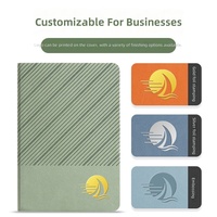 Carnet Mini Slim Rayé en Cuir PU avec Coutures, 100 Feuilles Lignées, Marque-page, 3 Tailles pour l'École, le Bureau et les Notes Quotidiennes