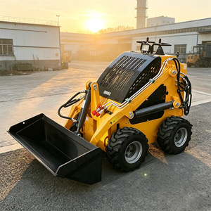 Mini Compact <b>Wheel</b> Front Skid Steer <b>Small</b> Track High Efficiency Construction Farm Garden Use Engine - Product Image 6