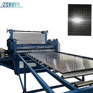 Embossing machine for aluminum stainless steel metal sheet checkered plate embossing machine