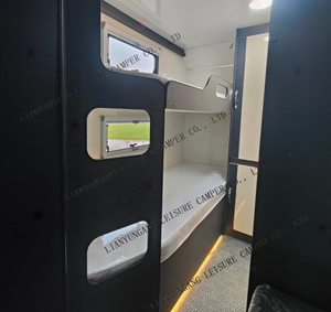 Caravane familiale tout-terrain de luxe à suspension indépendante, à <span class=keywords><strong>double</strong></span> essieu, <span class=keywords><strong>avec</strong></span> carrosserie composite et lits superposés - Product Image 5