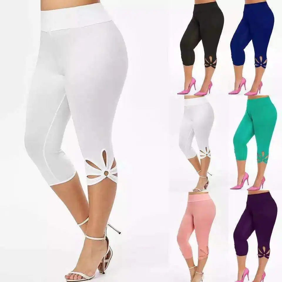 בתוספת גודל חדש חלב משי נשים של מכנסיים שבע נקודת יוגה חותלות ריצה נשי כושר ספורט מכנסיים