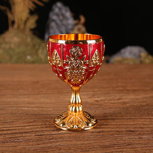 Nuovo <span class=keywords><strong>Calice</strong></span> Reale Vintage in Bronzo con Rilievi, Coppa Lussuosa <span class=keywords><strong>e</strong></span> Unica Adatta per Feste <span class=keywords><strong>e</strong></span> Matrimoni - Product Image 6