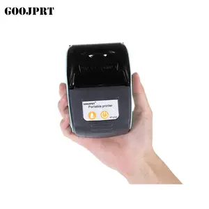 GOOJPRT Pt-210 Printer Barcode 58Mm Mobile Biometrik Thermal Mini Printer Foto Warna Portabel dengan Baterai