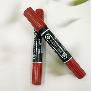 Marcador Chenbang de doble punta a base de aceite, rotulador POP de punta grande, escritura suave y duradera, rotulador para logística, rotulador para etiquetas, 1 yuan street - Product Image 2