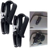 Porte-cartes de visite et porte-lunettes universel pour voiture en ABS, accessoires intérieurs
