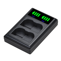 Chargeur de batterie double canal léger et durable EN-EL15 pour appareils photo Z7 II, Z8, Zf, D810A, D850, D7000, D7100, D7200, D7500, 1 V1