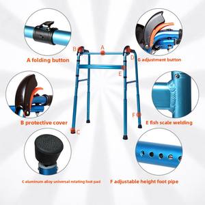 <span class=keywords><strong>Rollator</strong></span> plegable para ancianos discapacitados escalera escalada dispositivo de asistencia para caminar para pendientes empinadas suministros de terapia de rehabilitación - Product Image 6