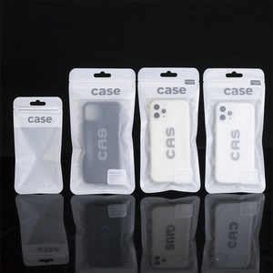 Custodia personalizzata Opp trasparente sacchetti di plastica con Logo trasparente custodia per cellulare sacchetti richiudibili per custodia per telefono - Product Image 1