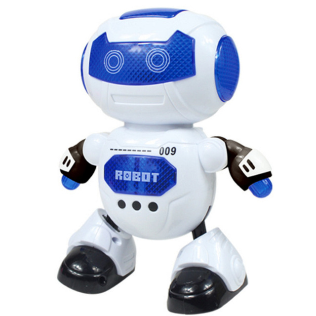 Hot Smart Space Dazzling Music Robot LED Light Electric Dancing Space Walking Robot Toy Educational Toys for Boys Kids Gift