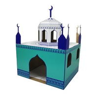 Maison de Jeu Mosquée en Carton Personnalisable 3D avec Logo
