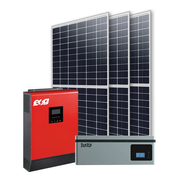 Backup ESG una centrale solare completamente completata ha impostato il generatore di energia solare Off Grid per la casa