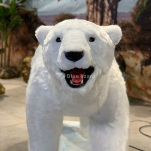 Animal animatronique d'intérieur personnalisé ours polaire réaliste modèle animal arctique pour les parcs à thème de glace Zoos <span class=keywords><strong>Film</strong></span> - Product Image 2