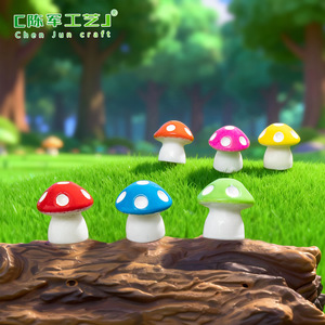 Ornement micro-paysager Weij Champignon et Mousse, Décoration pour Plantes Succulentes, Bouteille Écologique à Assembler Soi-même, Résine Taille Moyenne 6 - Product Image 4