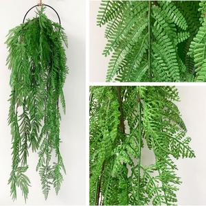 Follaje Artificial Colgante al por Mayor, Múltiples Estilos, Hojas de Persia de Plástico Suave, Plantas Colgantes para Decoración de Paredes, Patios y Oficinas - Product Image 5