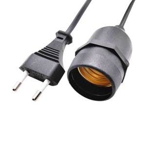 <b>E27</b> <b>Lamp</b> <b>Holder</b> With Wire Outdoor Waterproof Socket Plastic 10A 250V Safety <b>Lamp</b> Base For Garden Farm Lighting - Product Image 5