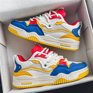 Nouvelles baskets tendance printemps style rétro décontracté sport à lacets, <span class=keywords><strong>mocassins</strong></span> mode, tige en maille respirante, semelle extérieure en PVC, couleur unie - Product Image 3