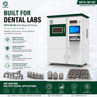 Imprimante 3D industrielle MTX-M150 500W SLM pour métaux, idéale pour la production de prototypes de couronnes et bridges en CoCr pour les laboratoires médicaux/dentaires