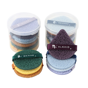 พัฟแต่งหน้าสองด้าน พัฟแต่งหน้าแบบสองด้าน สำหรับเช็ดเครื่องสำอาง ล้างหน้าได้ในตัว พัฟแต่งหน้าแบบแอร์คูชั่น ชุดพัฟแต่งหน้า - Product Image 5